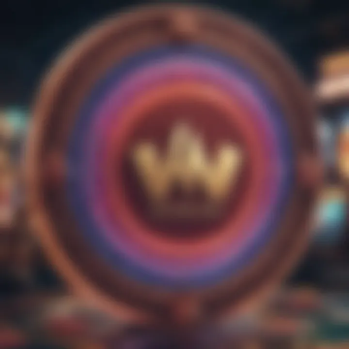 The iconic logo of WM Casino reflecting its vibrant gaming culture