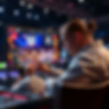 User navigating features of the WWE Bet App