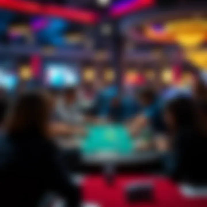 A visual representation of community engagement and interactions within Zynga Texas Hold'em.