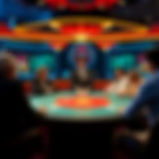 An engaging screenshot of Zynga Texas Hold'em gameplay showcasing the vibrant interface.