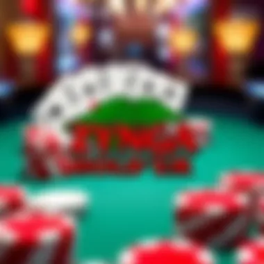 An illustration depicting the monetization strategies employed in Zynga Texas Hold'em.