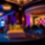 Elegant birthday celebration setup at Four Winds Casino