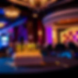 Elegant birthday celebration setup at Four Winds Casino