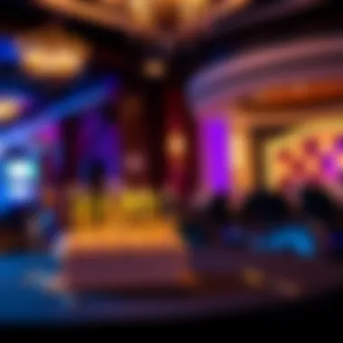 Elegant birthday celebration setup at Four Winds Casino