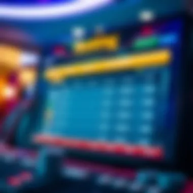 User interface showcasing financial transaction options