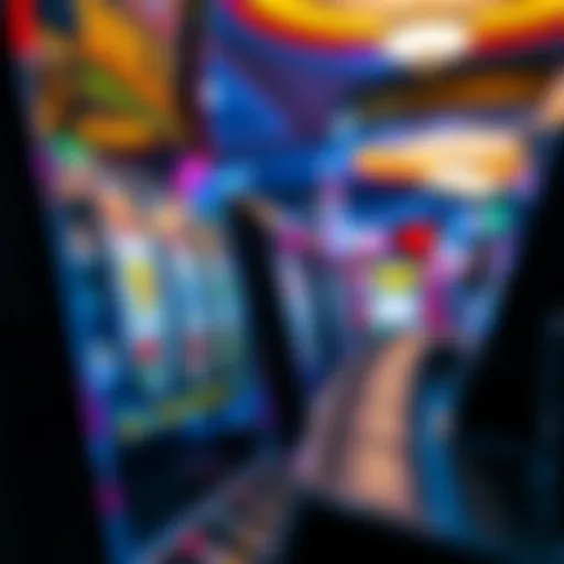 Spinning reels of a slot machine at Four Winds Online Casino