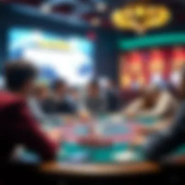 A strategic table game session in progress