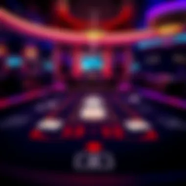 An elegant Free Bet Blackjack table setup showcasing distinctive betting areas.