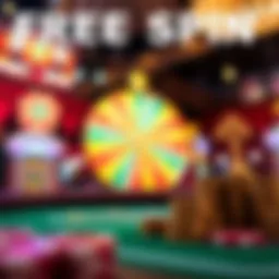 A digital representation of free spin mechanics in gaming