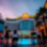 Exterior view of Gold Coast Casino showcasing its architectural design