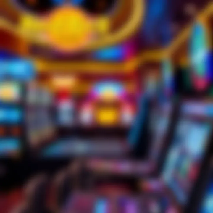 Diverse Gaming Options at Hard Rock Casino A snapshot of diverse gaming options available at Hard Rock Casino, including various slot machines and table games.