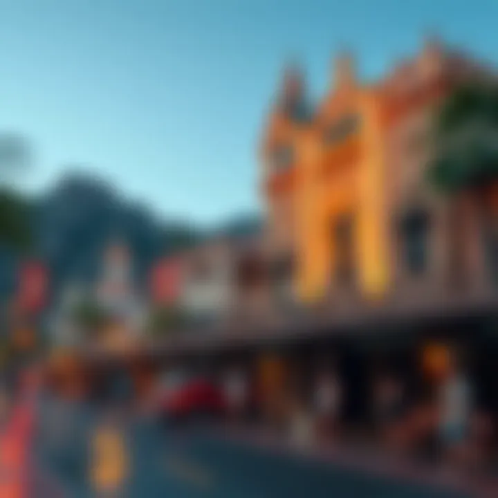 Historical landmarks highlighting the rich culture of Aguas Calientes.