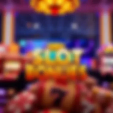 Exciting promotional banners advertising slot gaming bonuses