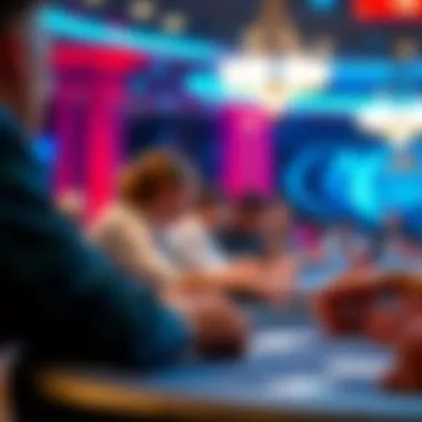 WPT tournament gameplay showcasing player strategies