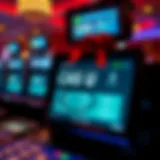 A digital interface showcasing instant cash out gaming options