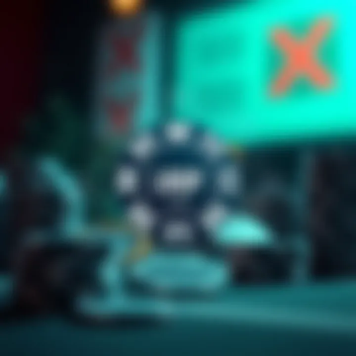 An analytical diagram illustrating the psychological impact of chip usage