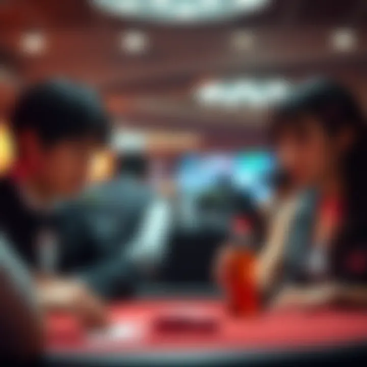 Characters in Kakegurui showcasing psychological tension and rivalry