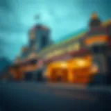 Exterior view showcasing the architectural beauty of Laumeier Casino