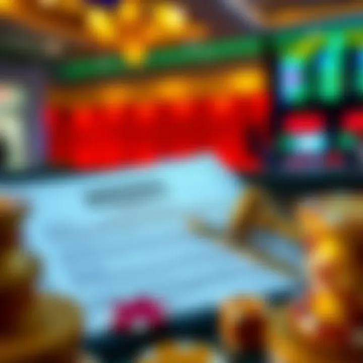 Legal documents representing gambling regulations