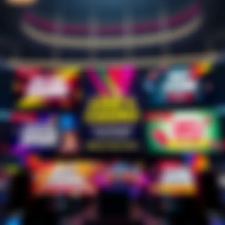 Promotional Banners and Offers An assortment of enticing promotional banners highlighting bonuses and special offers from online casinos