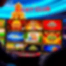 Overview of Lucky Club Online Casino interface showcasing various games