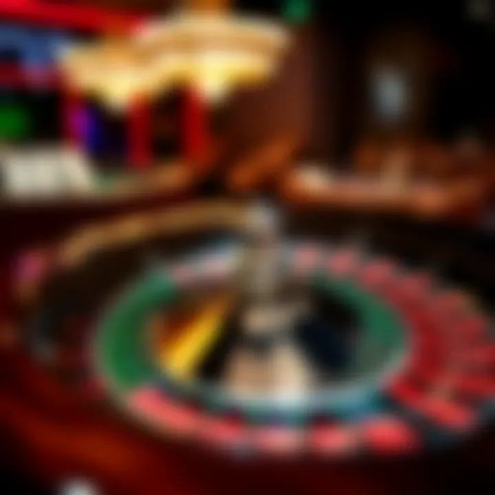 An array of different betting layouts on a roulette table