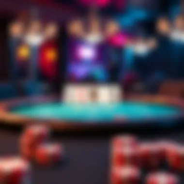 Animated diagram showing blackjack rules