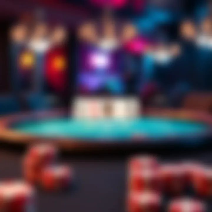 Animated diagram showing blackjack rules