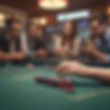 Engaging in Online Craps Gameplay Virtual craps gameplay on a computer screen