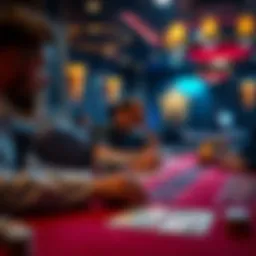 Strategic planning at a gaming table