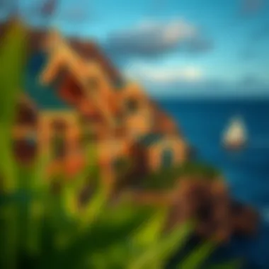 A Casino Amidst Nature's Splendor Scenic view of a Maui casino with ocean backdrop