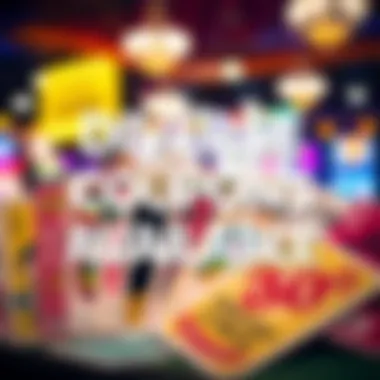 Variety of casino coupons displayed