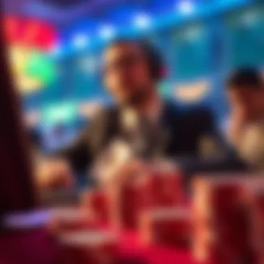 Conceptual illustration of online gambling and potential refunds