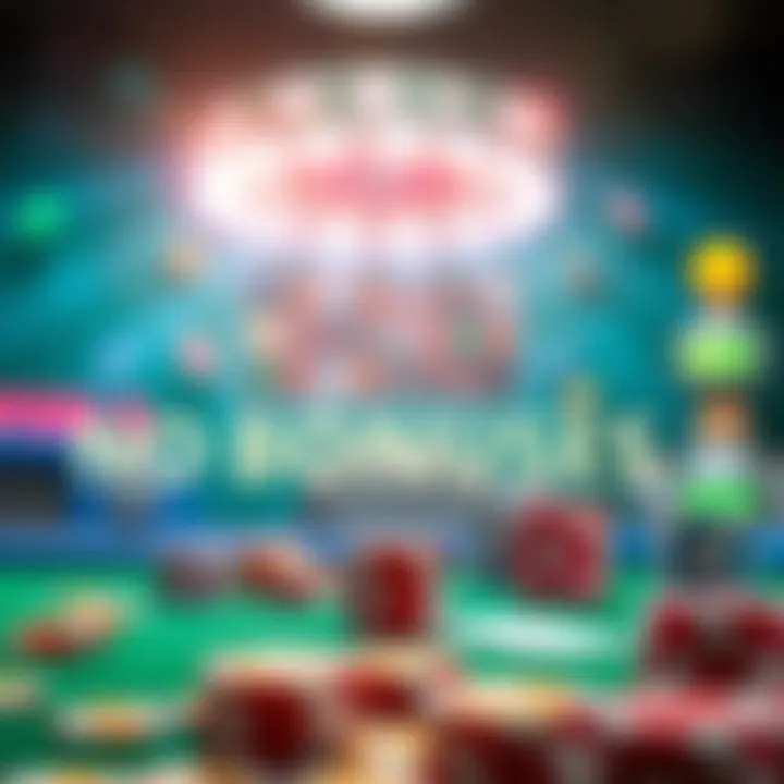 An illustration depicting the concept of no deposit bonuses in online casinos