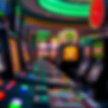 Variety of slot machine game themes on display