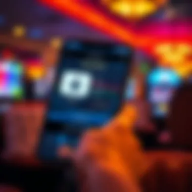 Secure transaction process within the Odawa Casino app