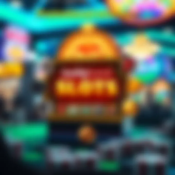 Diagram highlighting promotional strategies used in online slot games