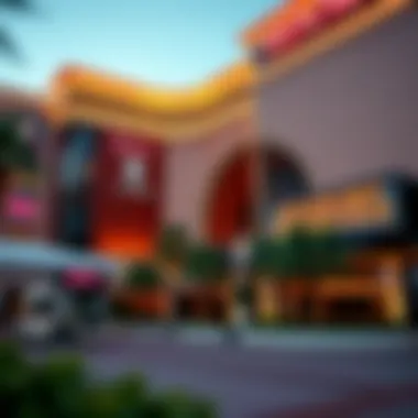 Stunning architecture of Resort World Casino showcasing modern design elements