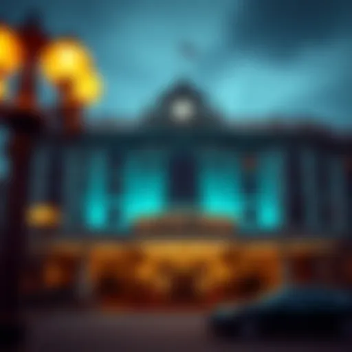 Historic facade of Saratoga Springs Hotel and Casino