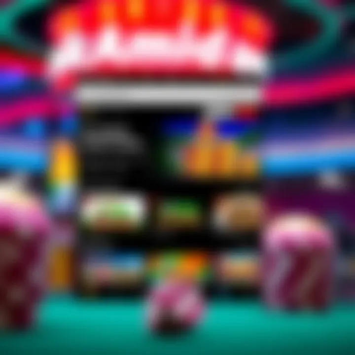 Screenshot of the Soboba Casino app homepage