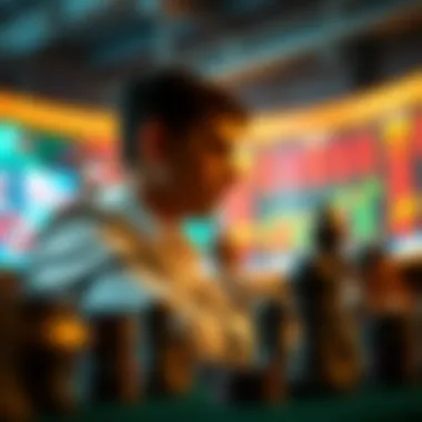 Conceptual image depicting the psychology of betting