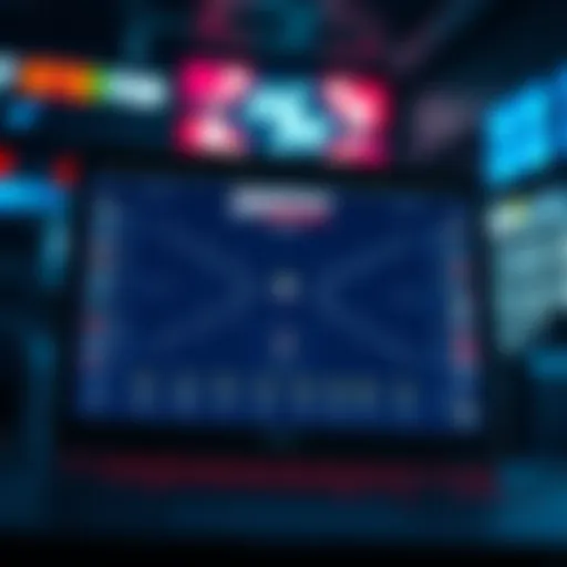 Visual representation of a digital bracket tracker