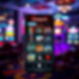 User interface of the Sugarhouse Online Casino PA App showcasing its layout and design