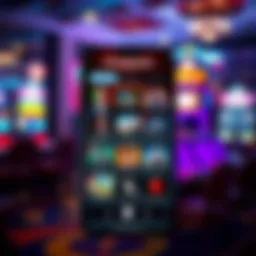 User interface of the Sugarhouse Online Casino PA App showcasing its layout and design