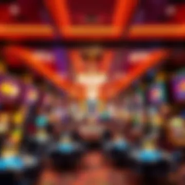 Interior view highlighting the gaming floor and vibrant atmosphere