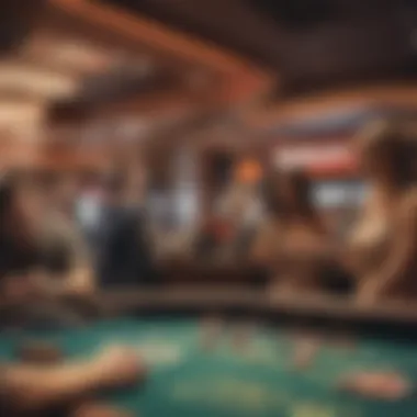 The Evolution of Las Vegas Betting Culture A historical photograph showcasing the evolution of Las Vegas