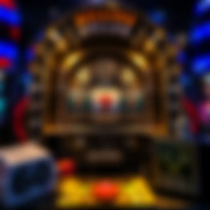 Inside view of a million dollar slot machine showcasing its intricate mechanics