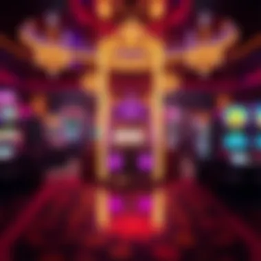 A luxurious casino environment reflecting the allure of million dollar jackpots