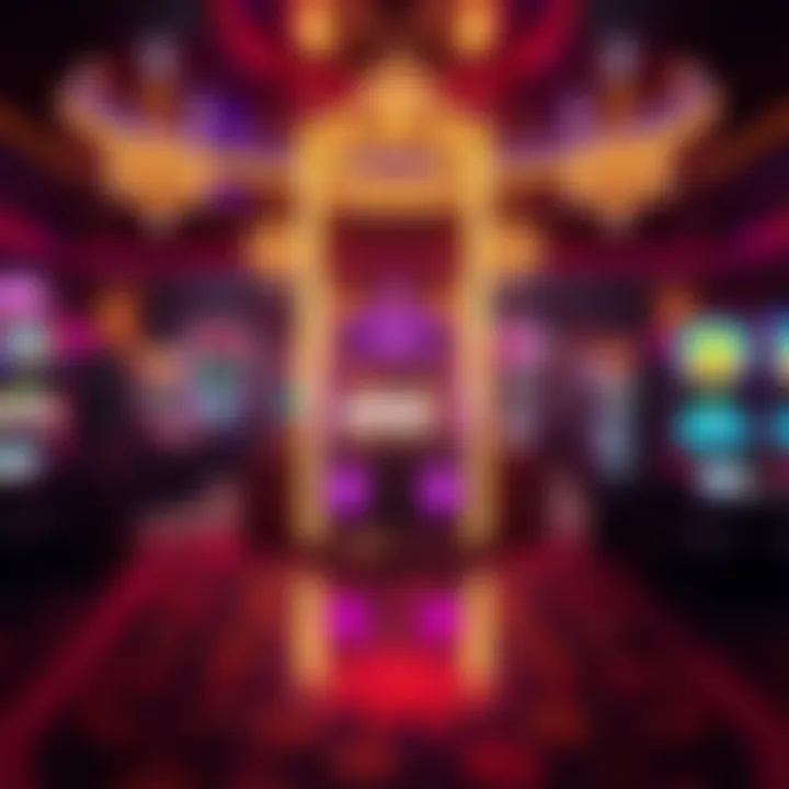 A luxurious casino environment reflecting the allure of million dollar jackpots