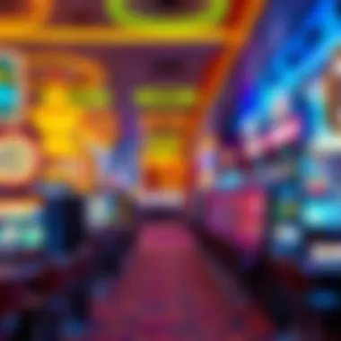 An overview of the vibrant casino gaming floor filled with excitement.